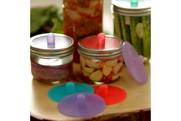 Masontops Wide Mouth Fermentation Pickle Pipes - Set Of 4 5 Masontops Wide Mouth Fermentation Pickle Pipes - Set Of 4 - Image 3