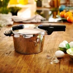 Fissler Vitaquick® Stainless Steel Pressure Cooker | 6.4 Qt. -Outlet Utensils Store pressure2