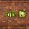 TeakHaus End Grain Carving Board W/Hand Grip + Juice Canal (Rectangle) | 20" X 14" X 2.5" -Outlet Utensils Store proteak chopping block endgrain 309 popup