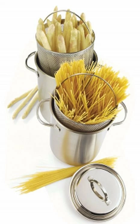 Demeyere RESTO Asparagus Steamer & Pasta Pot - 3 PC Set - 4.8 Qt. 6 Demeyere RESTO Asparagus Steamer & Pasta Pot - 3 PC Set - 4.8 Qt. - Image 4