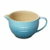 Le Creuset 2 Qt. Stoneware Batter Bowl | Caribbean Blue -Outlet Utensils Store rs1958 pg4000 1617
