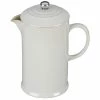 Le Creuset 34oz Stoneware Ceramic French Press | White -Outlet Utensils Store rs3402 pg8200 1016