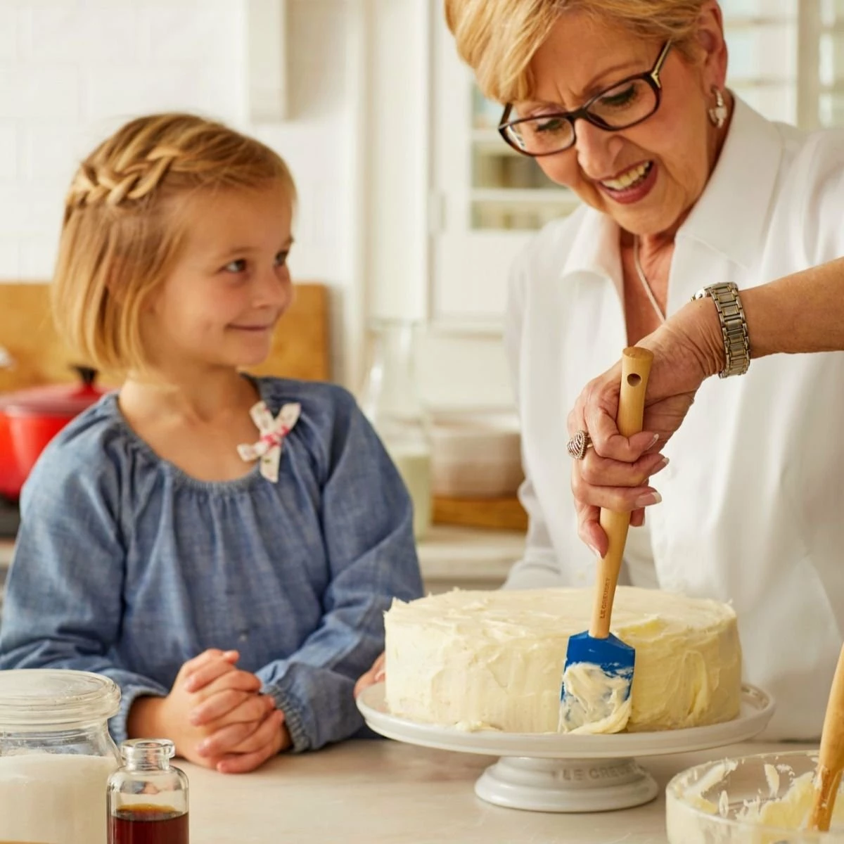Le Creuset Craft Series Medium Spatula | Marseille Blue 4 Le Creuset Craft Series Medium Spatula | Marseille Blue - Image 2