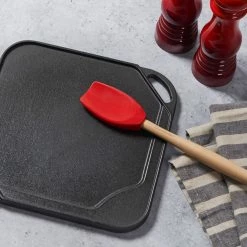 Le Creuset Craft Series Spatula Spoon | Cerise/Cherry Red -Outlet Utensils Store rs9766 minigrill 02 lpr