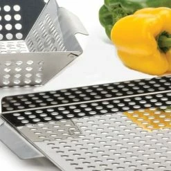 RSVP International RSVP BBQ Grilling Pan -Outlet Utensils Store rsvp bbq grill pan bq grl