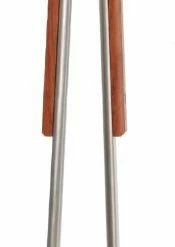 RSVP International RSVP Locking BBQ Grill Tongs - Rosewood & Stainless