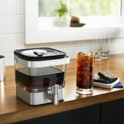 KitchenAid 38oz Cold Brew Coffee Maker | Brushed Stainless -Outlet Utensils Store set p160688 6z.tif trade jpg