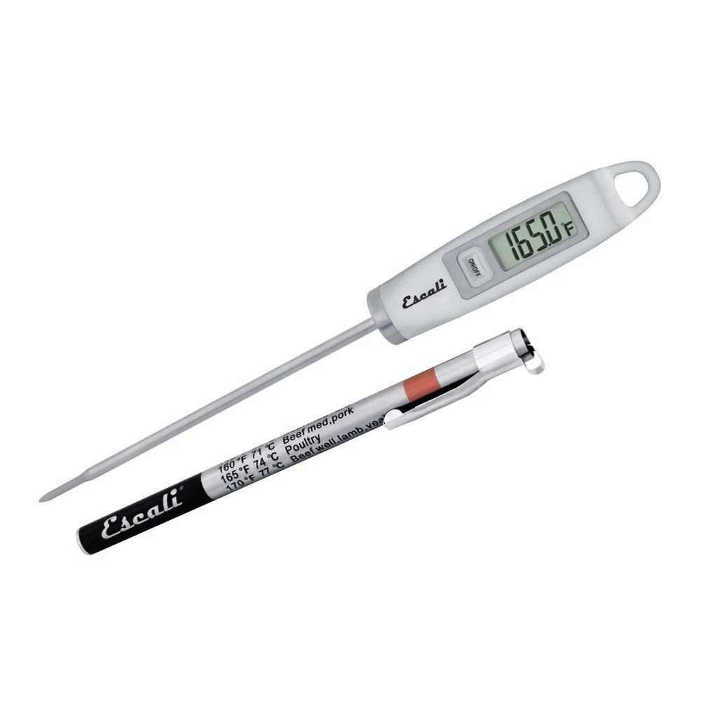 Escali Gourmet Digital Thermometer | Silver 3 Escali Gourmet Digital Thermometer | Silver