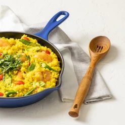 Le Creuset Revolution® Wooden Slotted Spoon -Outlet Utensils Store slotted2