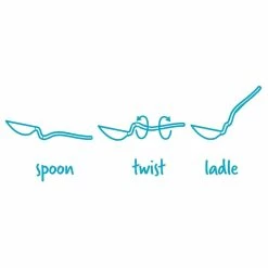 Dreamfarm Spadle Dual Purpose Spoon & Ladle | Red -Outlet Utensils Store spadle lifestyle