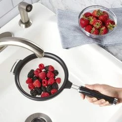 KitchenAid Non-Electrics KitchenAid Classic 7" Strainer | Black -Outlet Utensils Store strainer4