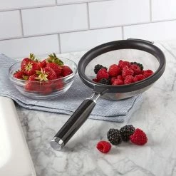 KitchenAid Non-Electrics KitchenAid Classic 7" Strainer | Black -Outlet Utensils Store strainer5