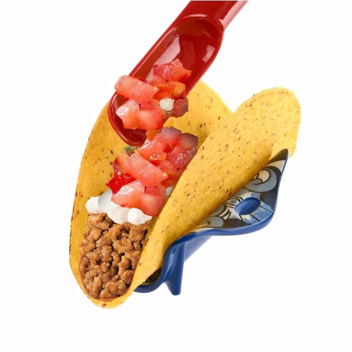 Prepara Taco Spoons (Set Of 2) | Blue 4 Prepara Taco Spoons (Set Of 2) | Blue - Image 2