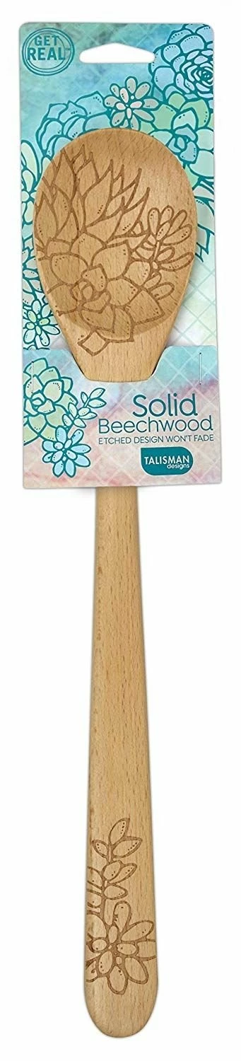 Talisman Designs Solid Beechwood 14” Woodland Sauce Spoon