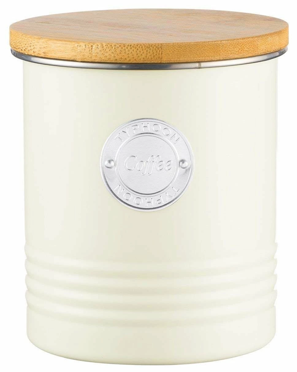 Typhoon Living Collection 1-Quart Coffee Canister | Cream