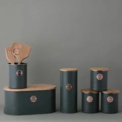 Typhoon Living Collection 1-Quart Tea Canister | Green 7 Typhoon Living Collection 1-Quart Tea Canister | Green -Outlet Utensils Store typhoon living green range 2 1