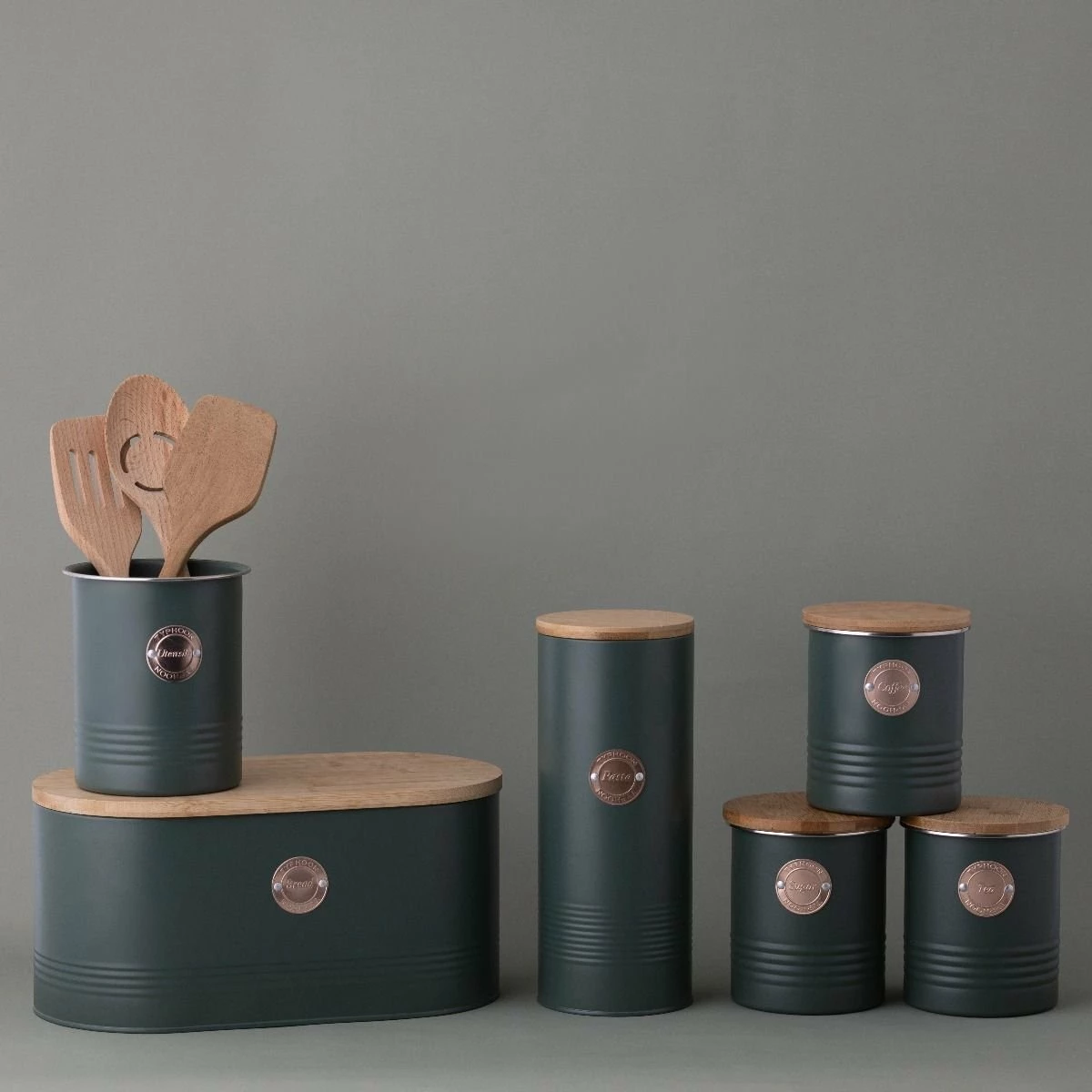 Typhoon Living Collection 1-Quart Tea Canister | Green 5 Typhoon Living Collection 1-Quart Tea Canister | Green - Image 3