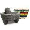 Verve Culture Molcajete In Basket -Outlet Utensils Store verve culture molcajete in basket vcmb