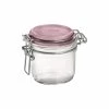 Bormioli Rocco 6.75oz Swing Top Fido Jar | Violet Top -Outlet Utensils Store violet