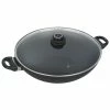 Swiss Diamond | XD Wok With Lid & Rack - 14" (6.3 Quart) -Outlet Utensils Store xd61136c swiss diamond xd wok with lid 14 inch 1